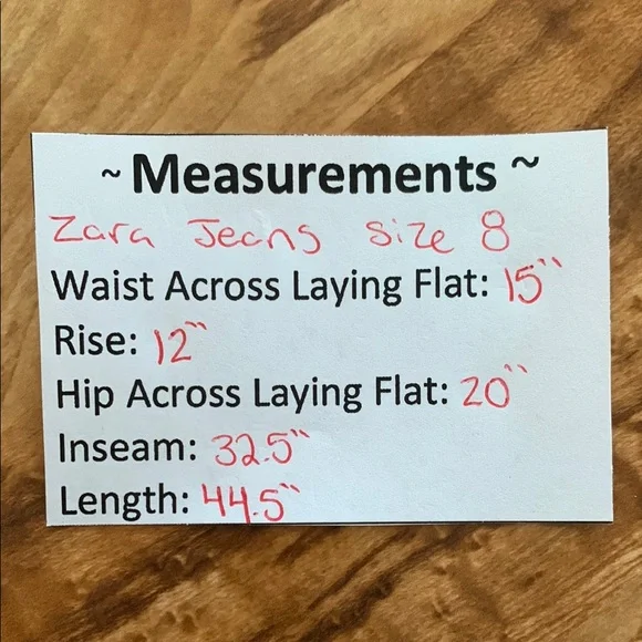 Zara Jeans Size 8 - Picture 9 of 9